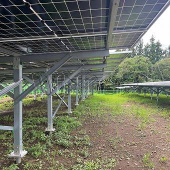 Vv type solar ground bracket