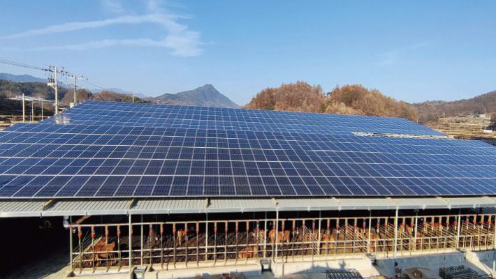 Korean solar roof bracket 645kW