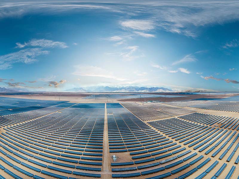1月から6月までに、太陽エネルギーの設備容量は7842万kWに達しました。